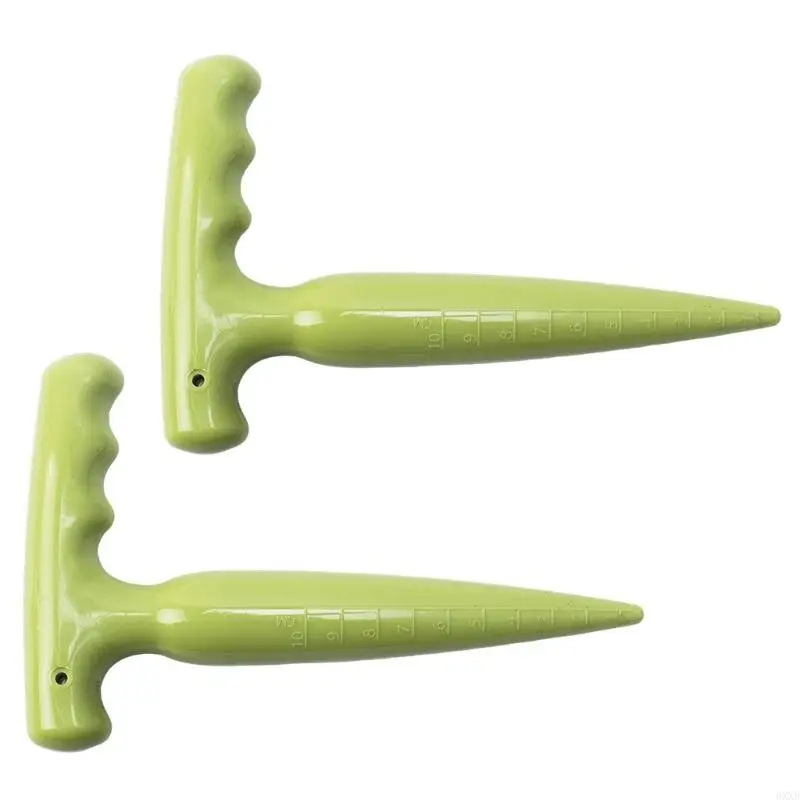 Home Gardening Wooden Planting And Bulbs Tool Hand Digger Seedling Removal Seedling Lifter Dibber 0XXB