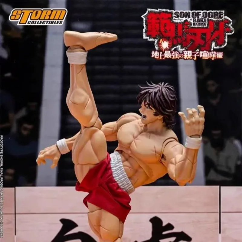

【2025 Q3】Storm Toys BHSA01 масштаб 1/12 Hanma Baki двойная голова мужской солдат фигурка модель полный набор Коллекционная игрушка
