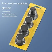 Watch Repair Tool Kit with 5X 10X 15X 20X Magnifying Glass Loupe Eye Clip for Precision Work