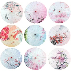 Ancient Style Oil Paper Cloth Umbrella Chinese Style Dance Performance Indoor And Outdoor Ceiling Decoration Silk Craft Parasol