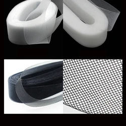 5Yards 7.5cm Width White Black Elastic Band For Women Clothing Wedding Dress Accessories DIY Handmade Sewing Supplies