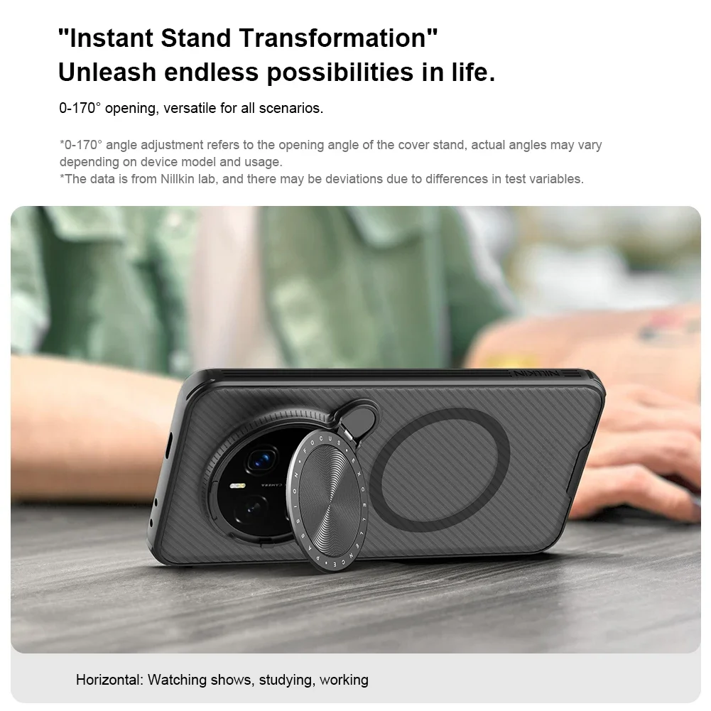 for Honor Magic 7 Pro 5G  Case Nillkin CamShield Prop Magnetic Case with Stand Camera Case for Honor Magic 7 Pro Lens Cover