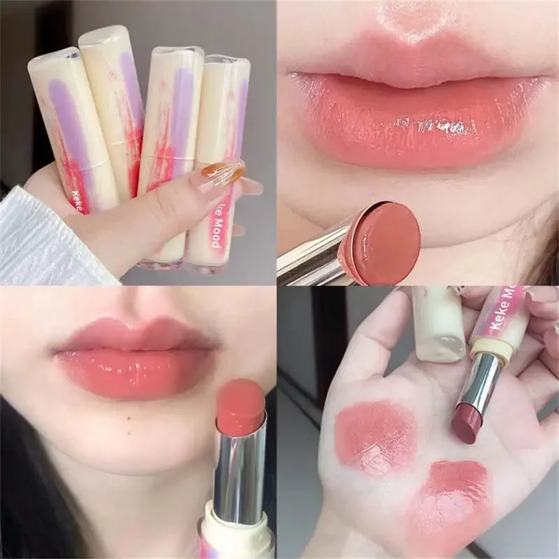 Heallor 2/3PCS Mirror Lip Gloss Waterproof And Sweat Resistant Glass Lip Glaze General Smooth Moisturizing Lip Gloss Smooth Text