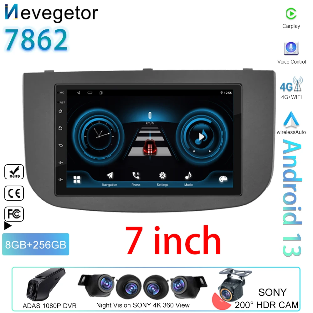 

WIFI For Mitsubishi Colt Z30 Z30G Z3B Z3V 2007 - 2012 Car Radio Multimedia Video Player Navigation GPS Android Auto No 2din DVD