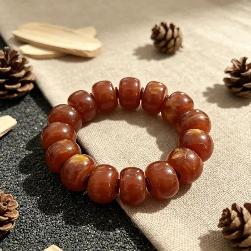 Classic Retro Second-generation Beeswax Single-ring Bracelet, Unisex Ethnic Handicraft Jewelry