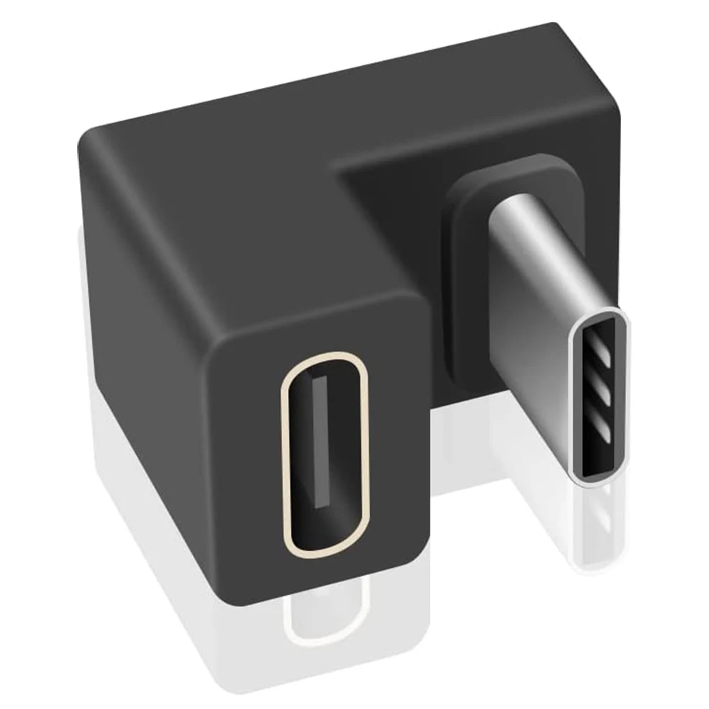 1x Przedłużacz USB 3.1 typu C Gen 2 męski na C żeński w kształcie litery U 180 stopni Złącze 10 Gb/s do laptopa Nintendo Switch