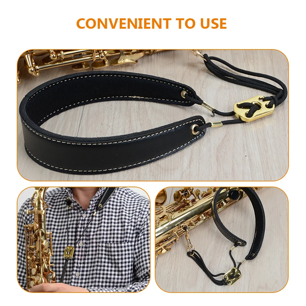 

Adjustable Saxophone Neck Strap Durable Comfortable Alto Tenor Soprano Sax Replacement Accessory Alto Sax Neck Strap