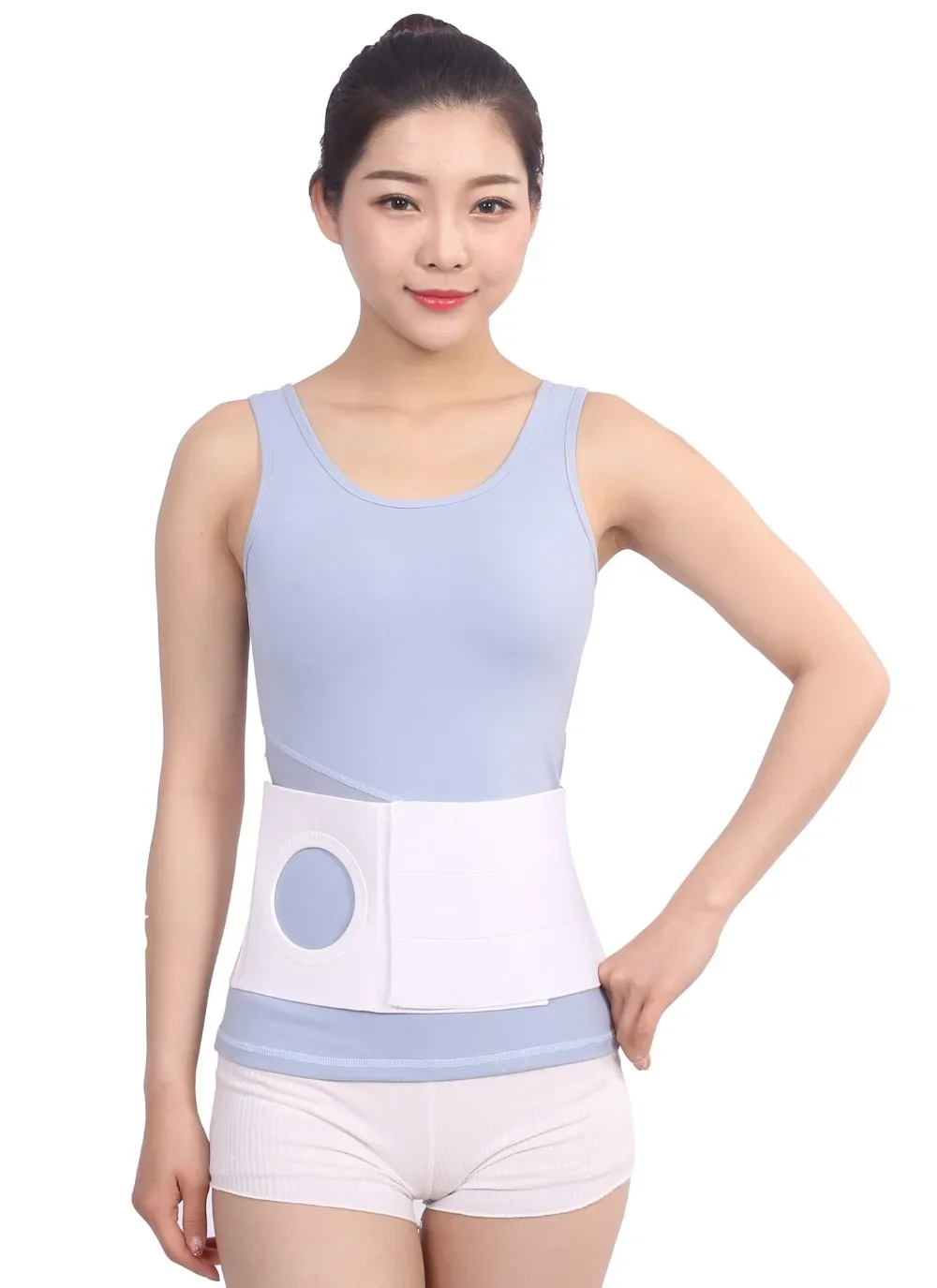 Medical Abdominal Band Elastic Breathable Care Postpartum Lumbar Abdominal Band Adjustable Fixed Supports Ostomy Abdominal Bands