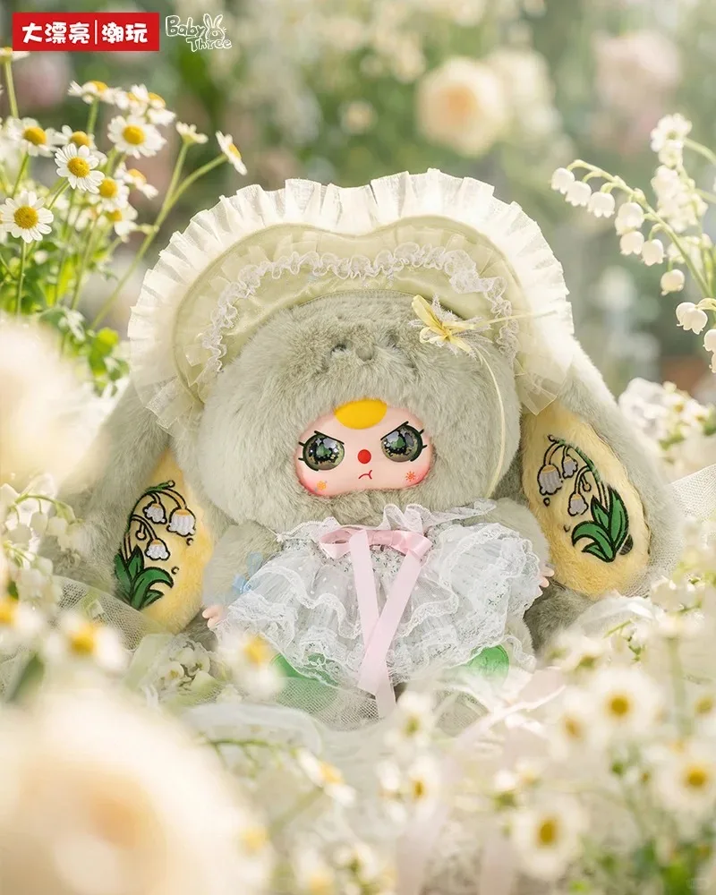 Nieuwe Baby Three 400% Blossoms Series Pluche Blind Box Trendy Speelgoedfiguur Collectie Ornament Poppen meisje verjaardag cadeau
