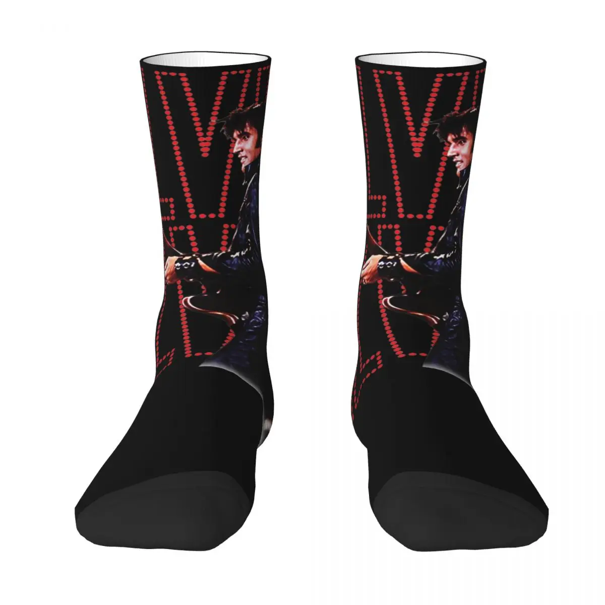 E-Elvis Stockings jazz Design Modern Socks Winter Anti Skid Socks Men\'s Running Sports Quality Socks