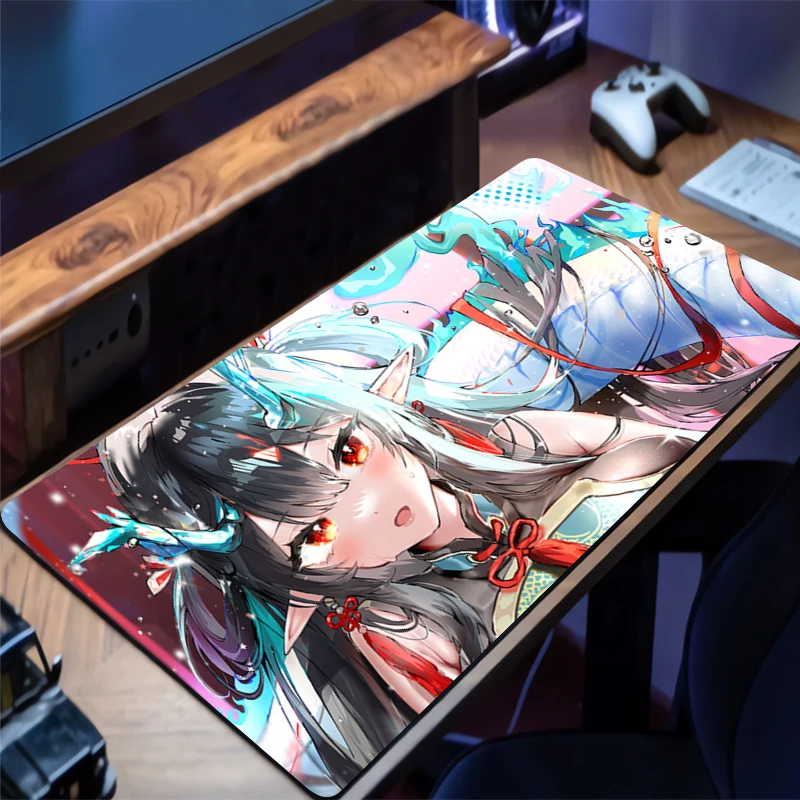 

Mouse Pad Large Arknights Dusk Gamer Keyboard Mat Pads Gaming Desk Protector Laptops Mousepad Deskmat PC carpet Anime Mousepad