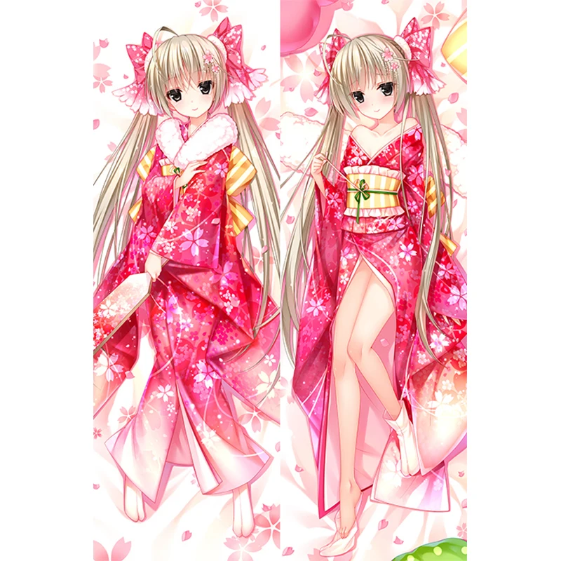 Anime Pillow Cover Dakimakura  Sora Kasugano  Double-Sided Print Life-Size Body Pillows Cover Adult Case Bedding Gifts