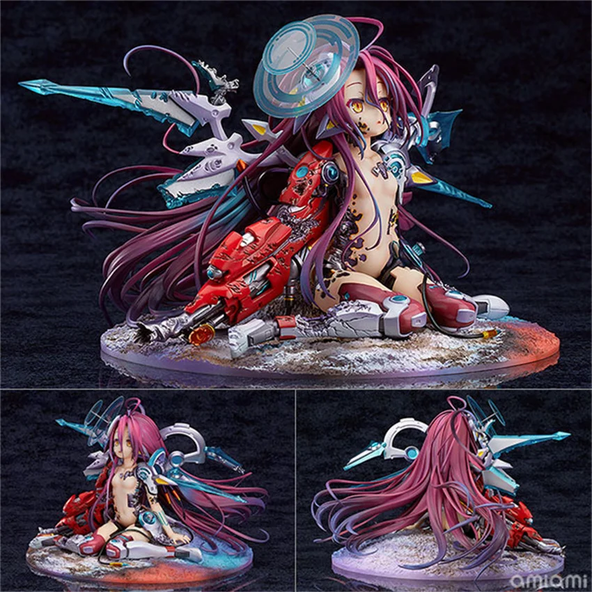 16CM No Game No Life Zero Schwi Jibril Great War Anime Figure PVC Action Figure Statue Collection Model Adult Product Toy Doll