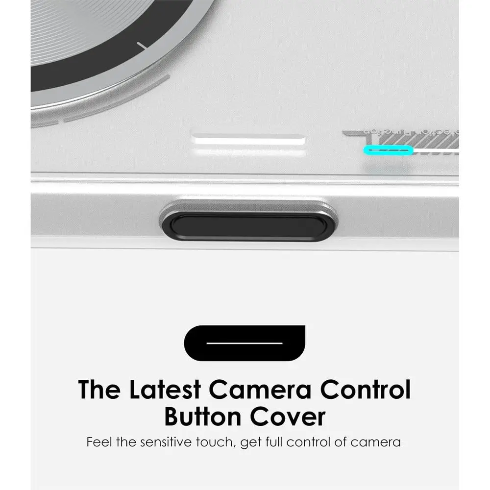 Magnetic Thermal iPhone 16 Pro Case | Enhanced Camera Controls | IMD Tech | Magsafe Compatible | Full Coverage | Transparent Whi