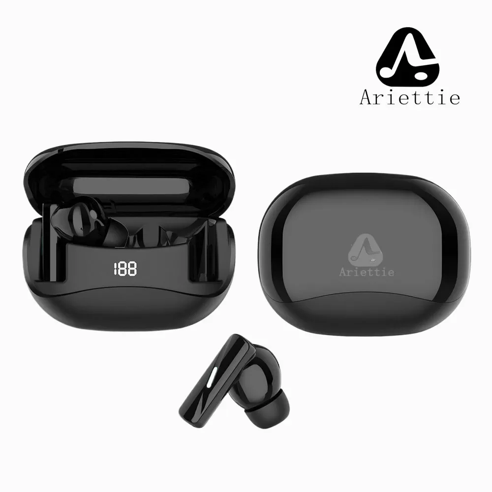 Ariettie-Mate 60 Pro Fones De Ouvido Sem Fio Bluetooth, Fones De Ouvido, Fone De Ouvido Estéreo, Ruído De Toque Com Microfone, Fones De Ouvido Esportivos Hi Fi