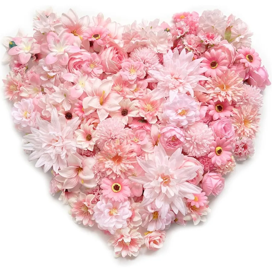 

Поддельные цветы Розовая роза Искусственные цветы Массовые маленькие головки искусственных цветов для поделок Домашний весенний венок Сад Цветочный вечерние Wildflo