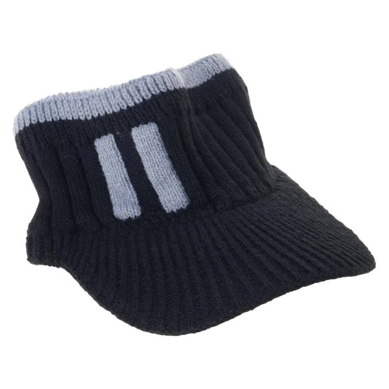 

39BB New Fashionable Empty Top Knitting Hat Color Matching Casual Winter Women Hat All-match Dome Duck Tongue Hat for Female