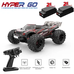 Rc Car MJX Hyper Go 16210 Brushless High-Speed 4x4 Remote Control Off-Road Big Wheel Truck Rc Cars for Adults Monster Truck