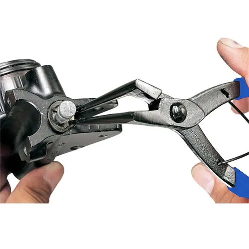 Hot-Pliers Circlips Snap Ring Grip Plier 50 mm Long Nose 1.2mm 90 Degrees Bending For Motorcycles Trucks