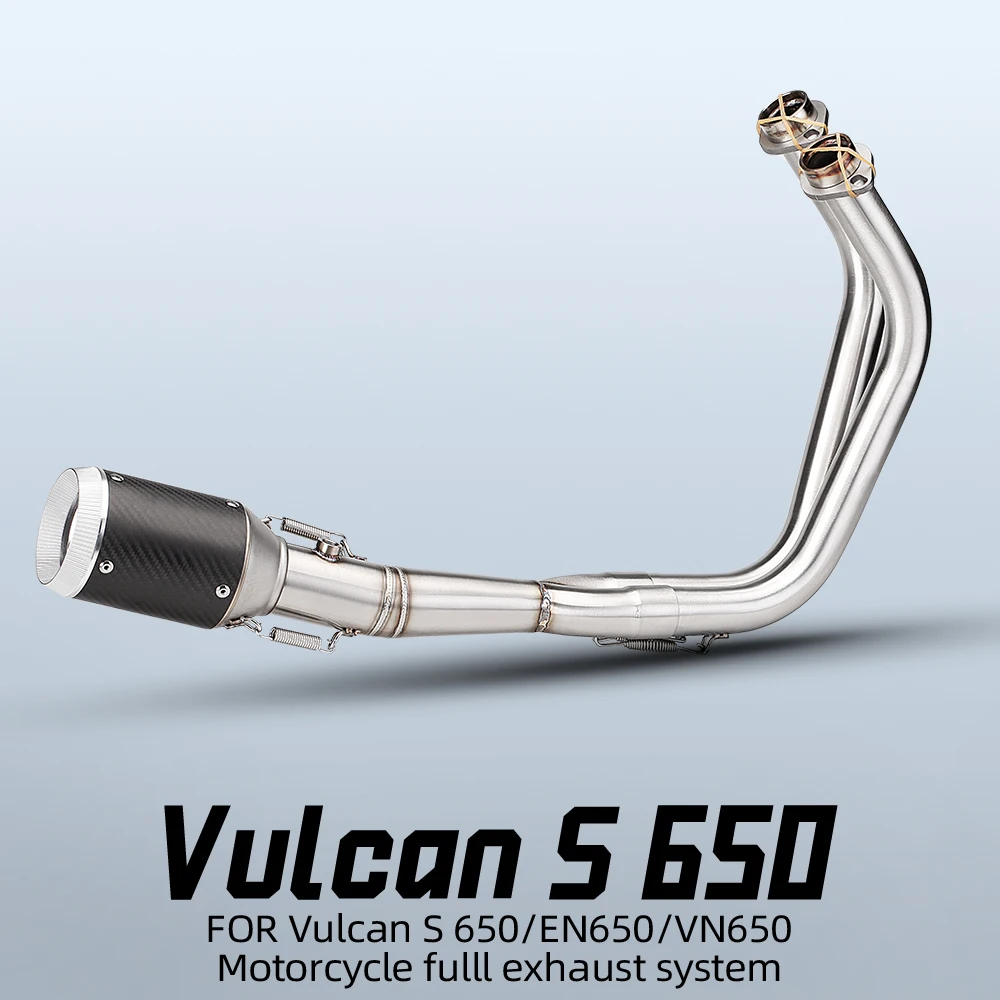 

Motorcycle Full System 51mm Slip-On Exhaust Pipe for Vulcan S 650 650S EN650 VN650 - Modified Front Pipes