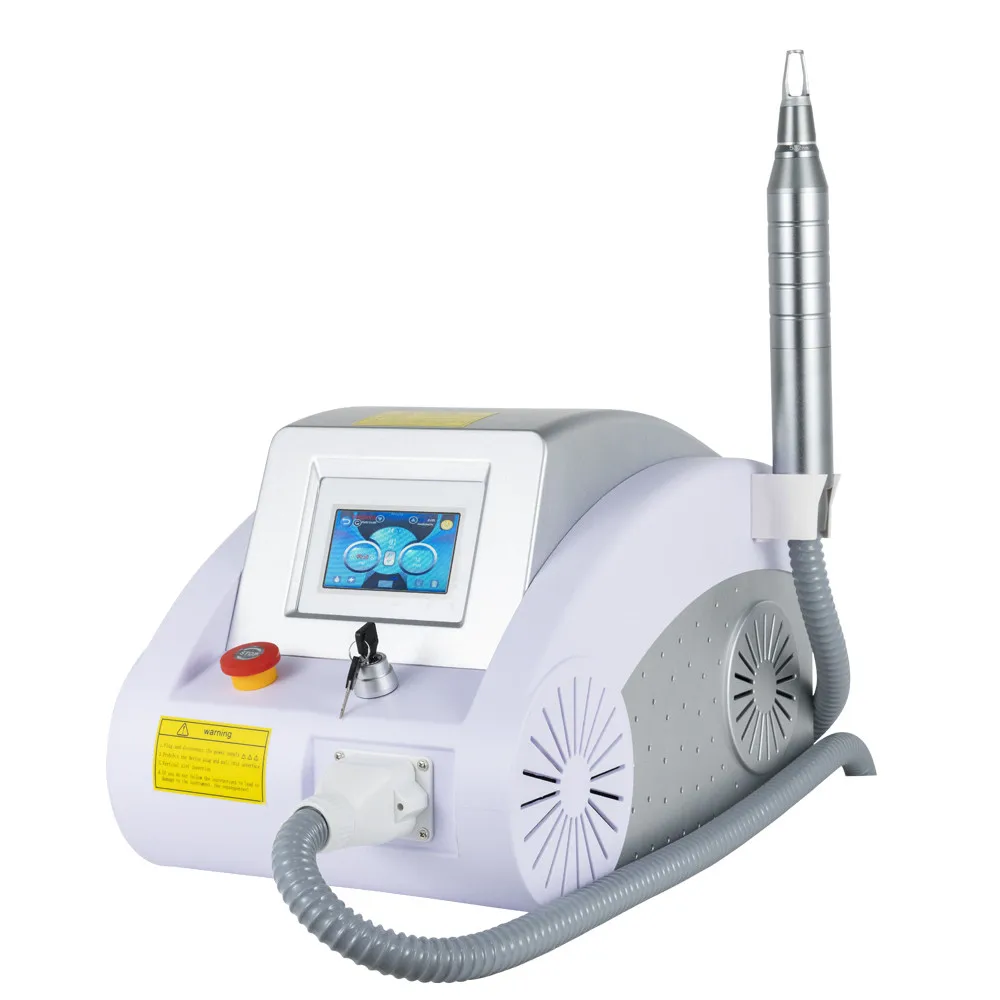 Preço de fábrica Q Switched Remoção de tatuagem Laser 1064 Nd Yag 532nm 1320nm Peeling de carbono Pico Sobrancelha Remoção a laser Máquina de lavar