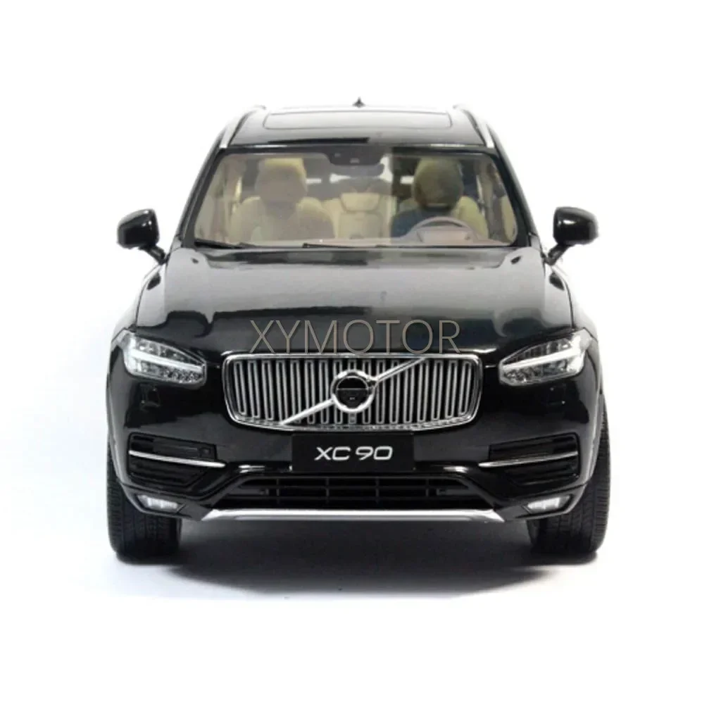 1/18 für volvo xc90 suv druckguss modell auto schwarz/champagner spielzeug kinder geschenks ammlung ornament display metall, kunststoff, gummi