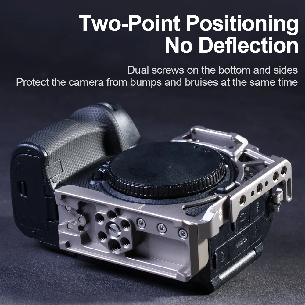 YANZUO For Nikon Z63 Digital Slr Camera Z6iii Video Stabilizer Quick Board Half Cage Accessory Aluminum Alloy Camera Cage - Image 5