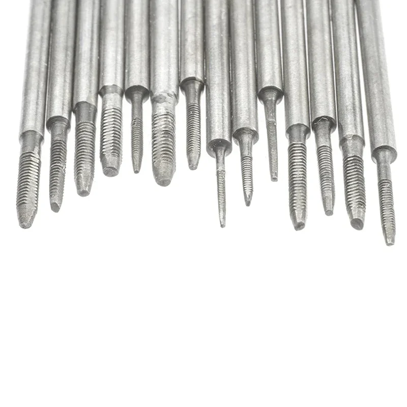 Imagem -05 - Reparação de Jóias para Relojoeiros Tap And Die Mini Micro Screw Plate Grupo Ferramenta de Relógio de Aço 14 Pcs 0.72 mm 15 Pcs