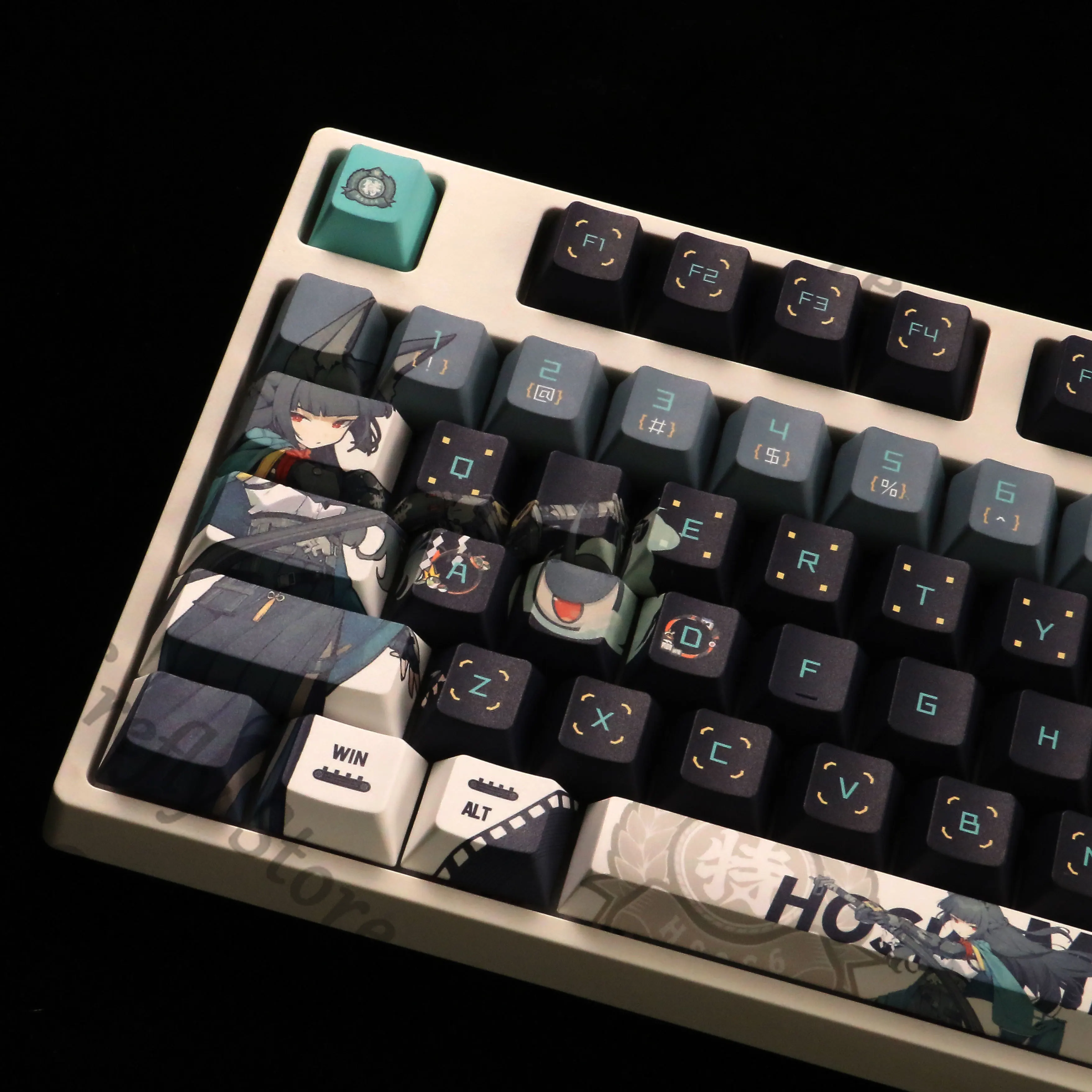 

Zenless Zone Zero Hoshimi Miyabi Cosplay Three-dimensional Craft Mechanical Keyboard Mascot Accessories Keycap Ornaments
