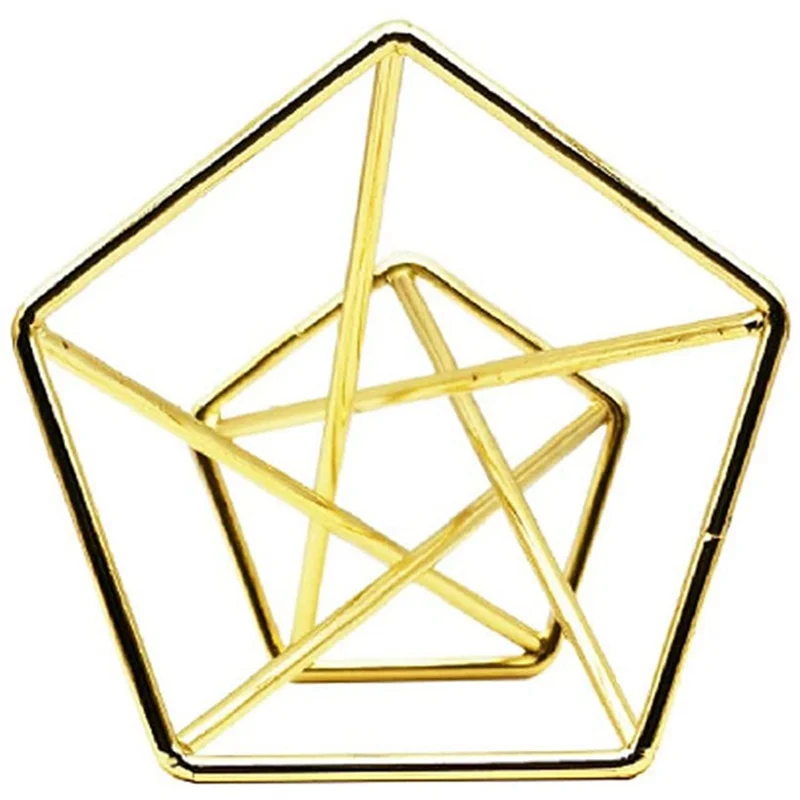 رائجة البيع-9 قطعة حامل نبات الهواء الهندسي طائرات رف النباتات المعدنية حامل رفوف الغراس ديكور Himmeli حاويات Tillandsia