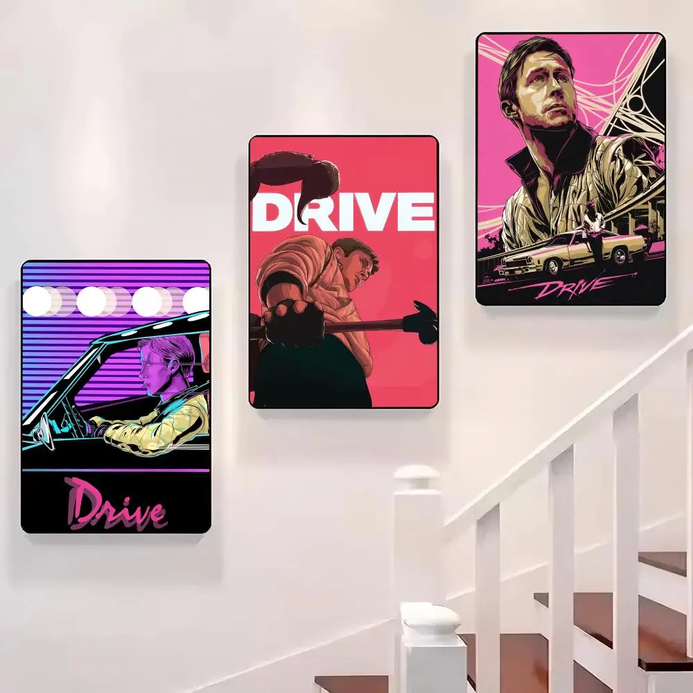 

Ryan G-Gosling Classic Movie Drive Poster Sticky Wall Waterproof Home Living Room Bedroom Bar Aesthetic Decoration Perfect Gift