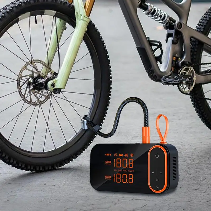

Motorcycle Tire Inflator 130PSI Car Mounted Inflation Pump High Voltage Electric Wireless Automotive Inflation Equipment For