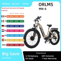 ORLMS MN-6 Off-road Electric Bike 1000W*2W Motor 52V 23AH Battery City Snow Electric Bicycle 26 Inch Tire Adult E-bike