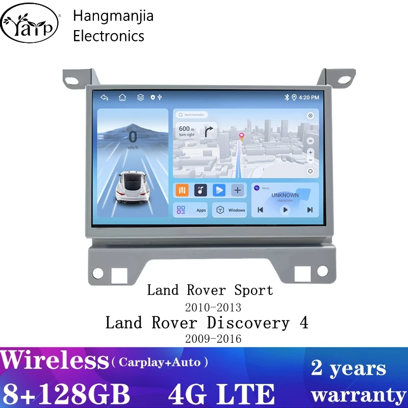 Android13 For Land Rover Discovery 4 LR4 Spotr 2009 - 2016 Car Radio WiFi Android Auto GPS Navigation Multimedia Player CarPlay