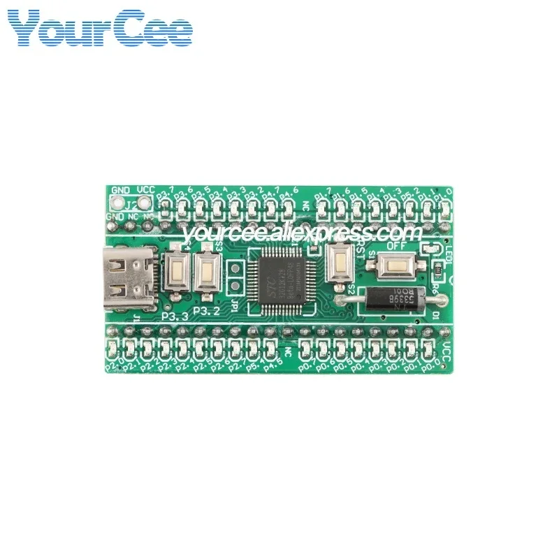 2pcs/1pc STC32G12K128 STC32 Core Function Learning Demo System Development Board Module Max 128K Flash 32bit 8051 1.9v-5.5v