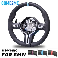 Steering Wheel Leather Fit For BMW M5 M3 M2 M8 F10 F30 E90 E89 F12 F13 E92 F20 F06 F80 F82 F83 F31 Steering Wheel Car Accessory