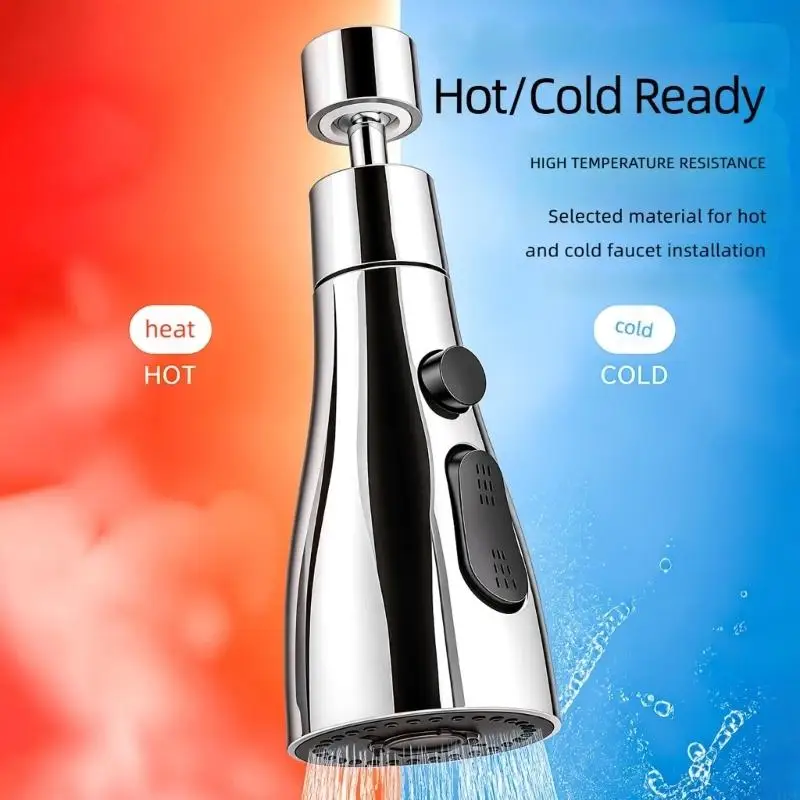 Faucet Extenders Extension Filter Tap Attachment for Kitchen and Bathroom for Efficient Water Flowing Control