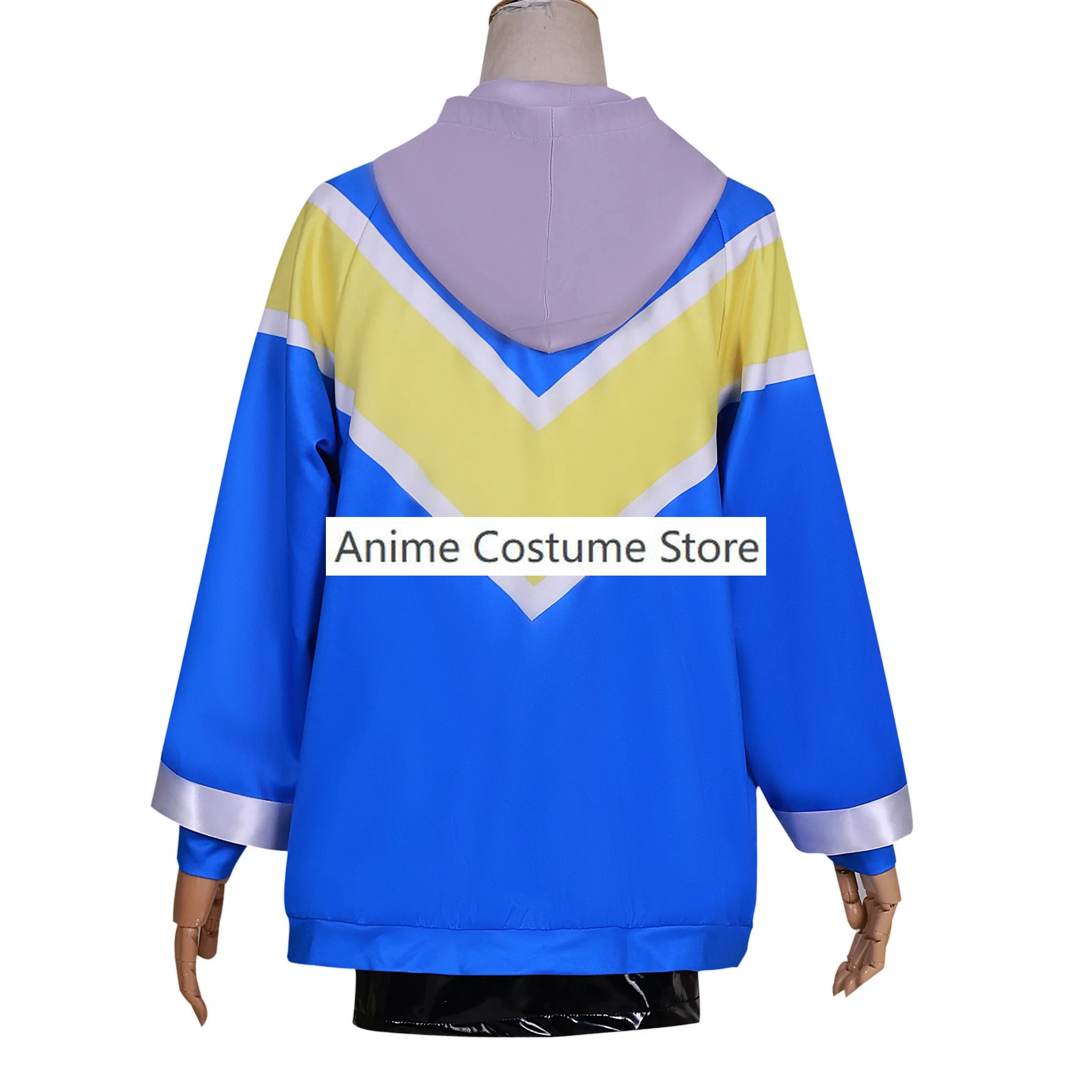 أنيمي قناديل البحر تأثيري زي مع شعر مستعار ، كانو ، لا يمكن السباحة في الليل ، الزي ، معطف ، تنورة ، قبعة ، فكرة جديدة ، زوكي أوتشي ، كانو