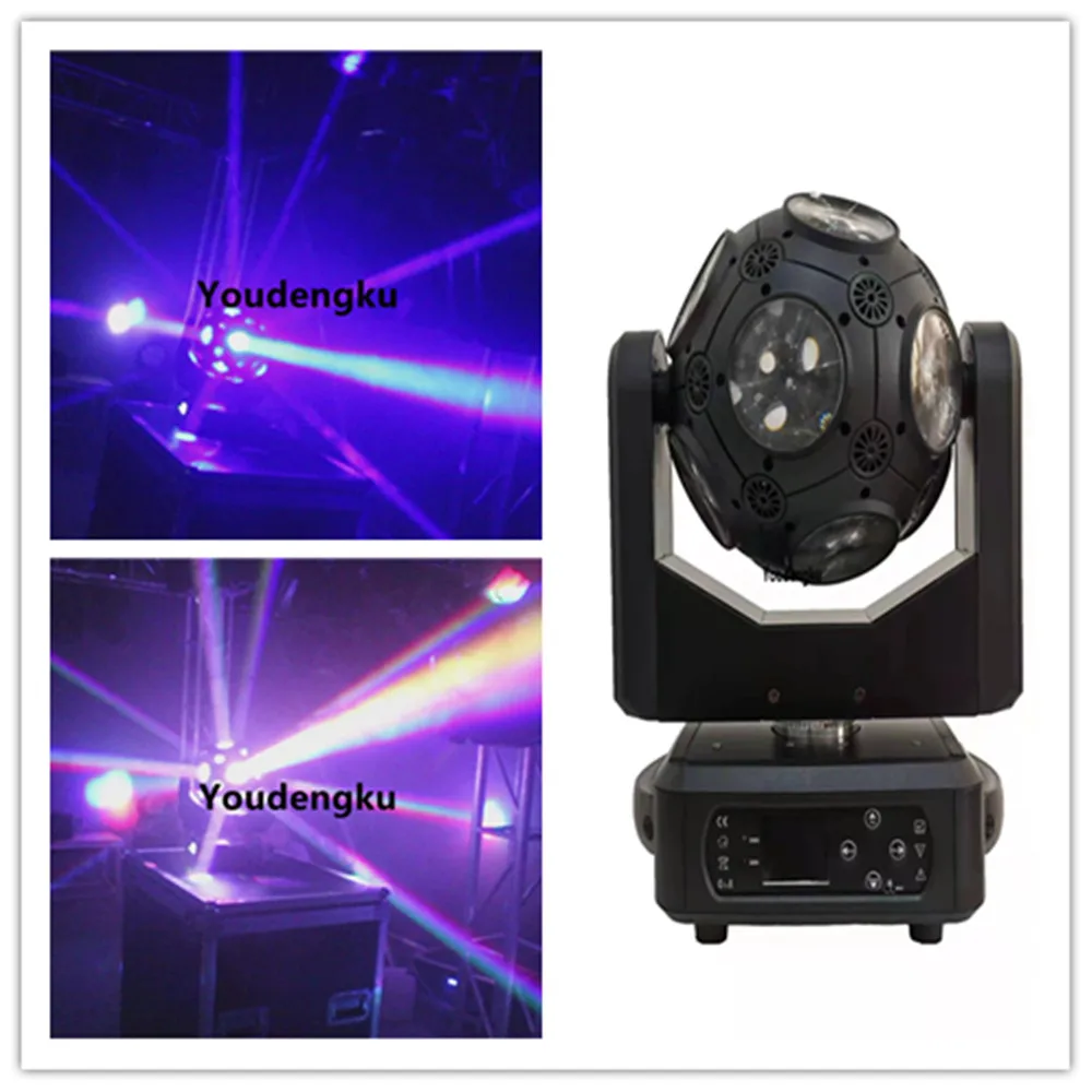 

4pcs New football led beam moving head light 12*15w 4-in-1 rgbw beam led stage bar ktv disco moving head ball light