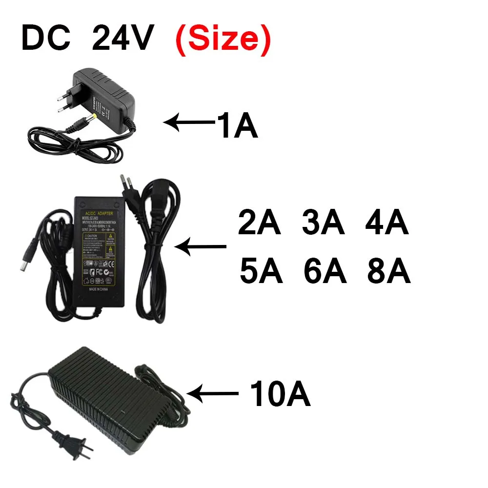 LED Power Adapter AC 110V-220V To DC 5V 12V 24V Power Supply 1A 2A 3A 5A 6A 8A 10A Lighting Transformer For Lamp CCTV Router