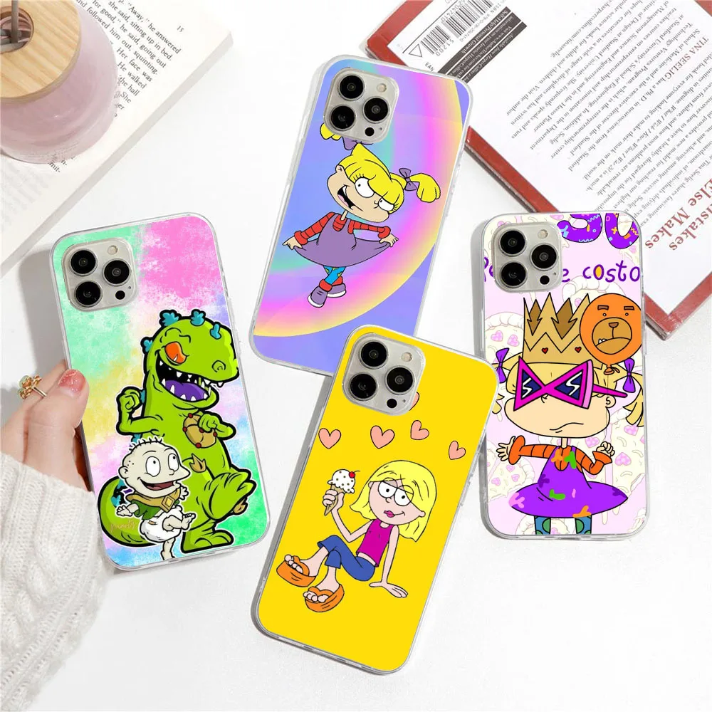 Silicone Case For Moto G50 G60 G200 E22I Edge 20 30 S30 40 Neo Ultra 50 Fusion Lite Pro KK-41 Lizzie McGuire Rugrats