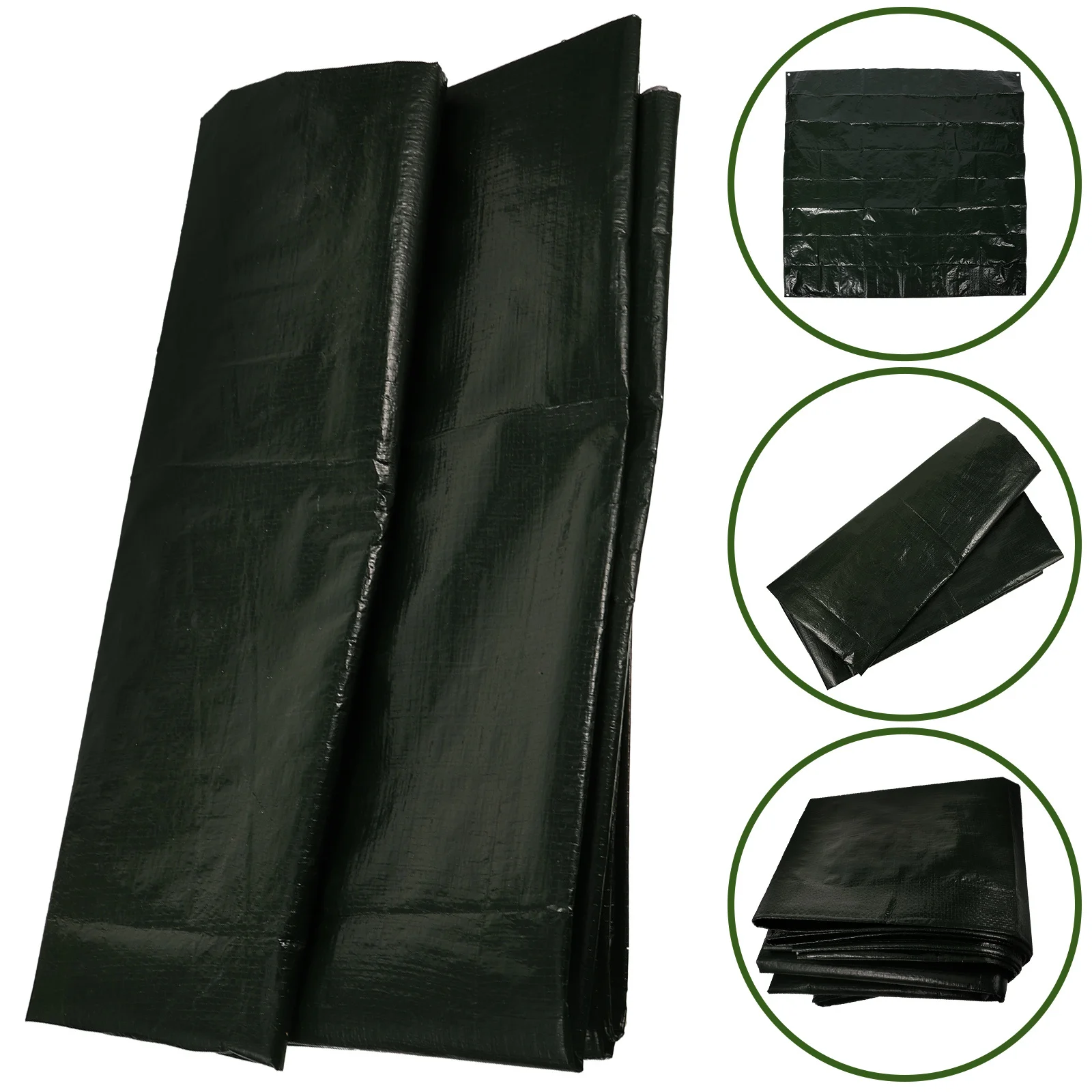 

Heavy Duty Waterproof Sun Shade Cloth Outdoor Tarp Uv Protection For Lawn Garden Car Cover Eyelets Pe Material