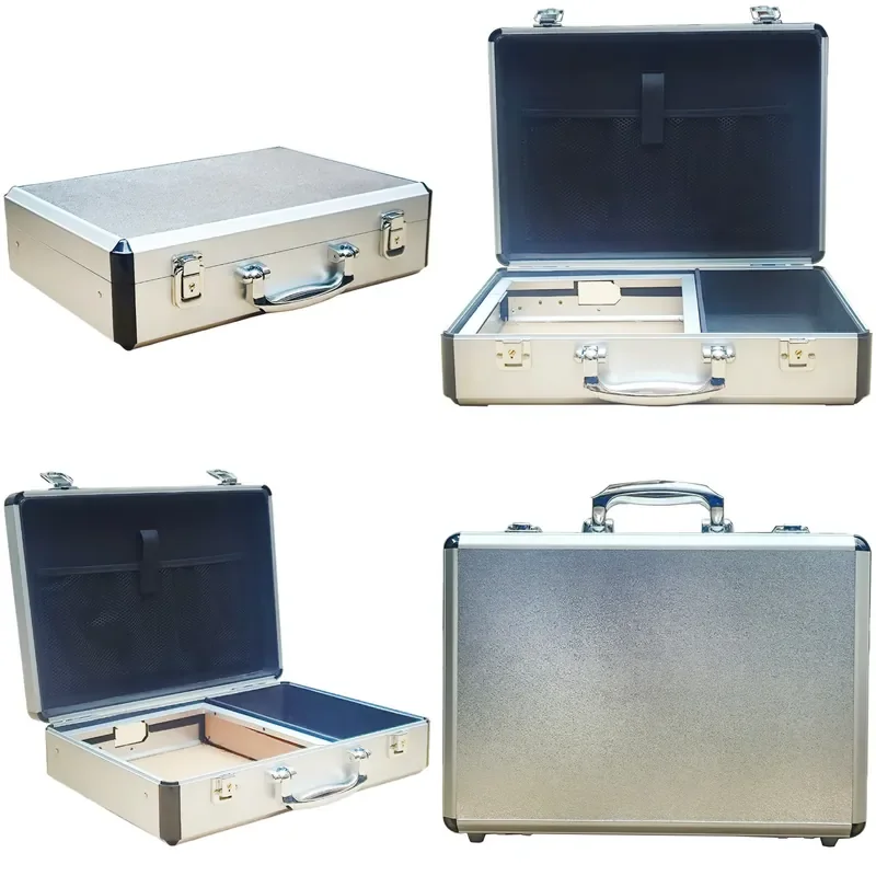 Customizable-Foshan factory aluminum alloy storage toolbox portable aluminum box custom aluminum-magnesium alloy instrument