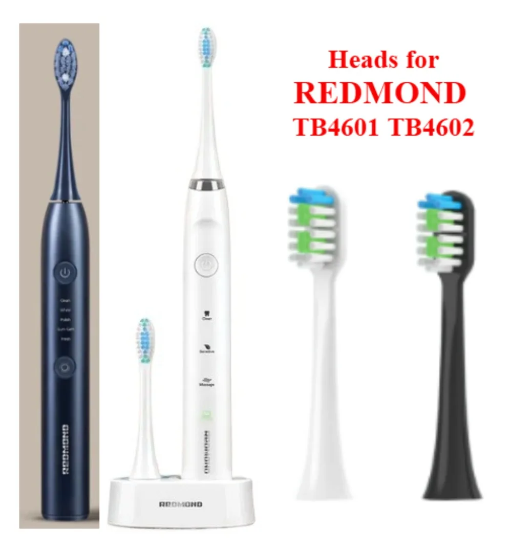

8 pieces Replacement Heads for REDMOND TB4601 TB4602 Sonic Electric Toothbrush for Adults，Brush heads for REDMOND TB4601