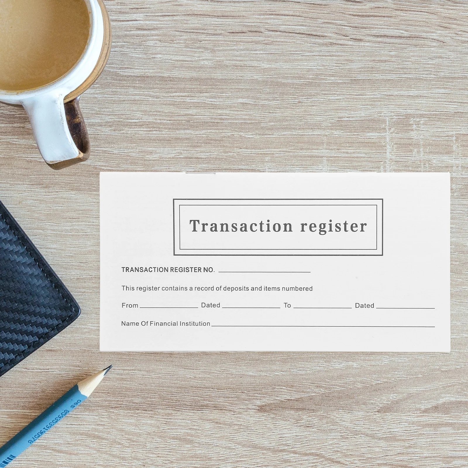 20 عبوة من سجلات دفاتر الملاحظات الشخصية وكتب معاملات الأستاذ وتتبع الودائع والدفع وسجلات الإدارة المالية #5