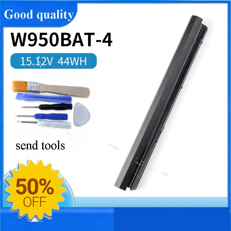 New W950BAT-4 Laptop Battery 44WH Compatible For Clevo W950 6-87-W95KS-42L W97KS Notebook Replacement Lithium Battery