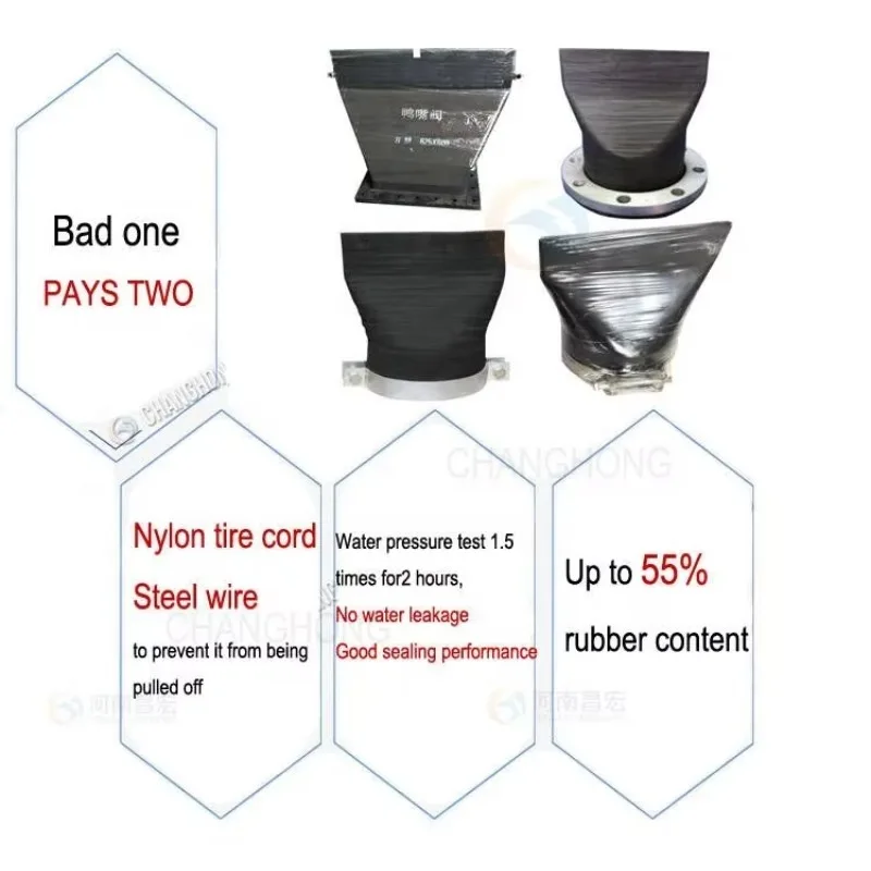 11ESpecial Offer High-Temperature Muff Coupling Rubber Cut-Off Duckbill Valve for Water Media