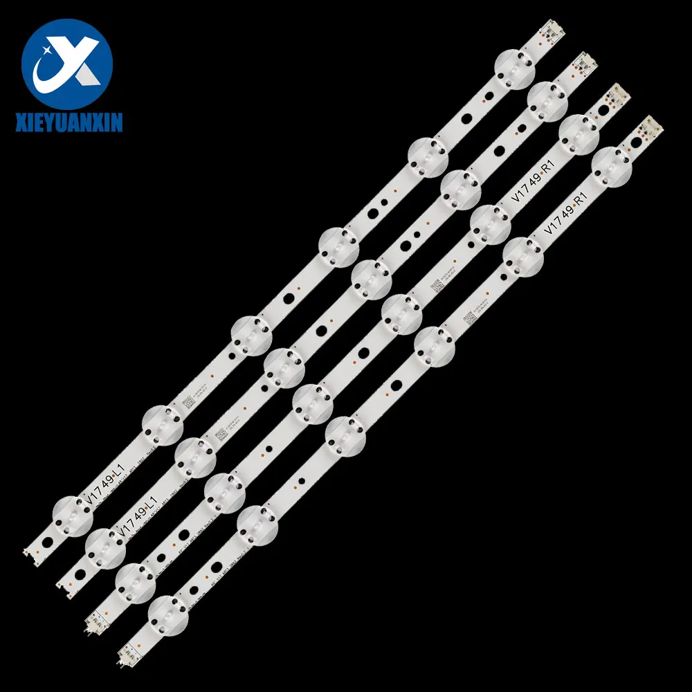 4Pcs/set 49in 510mm LED Backlight TV Strip for LIG 49UJ 3V 1W 6+6led 49UJ6500-UB AUSYLJR 49UV340C-UB AUSYLJR LC490DGG 6916L-2863