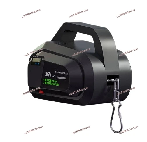 

Electric Rope Climbing Machine Rechargeable Remote Control Lithium Battery Hoist Crane