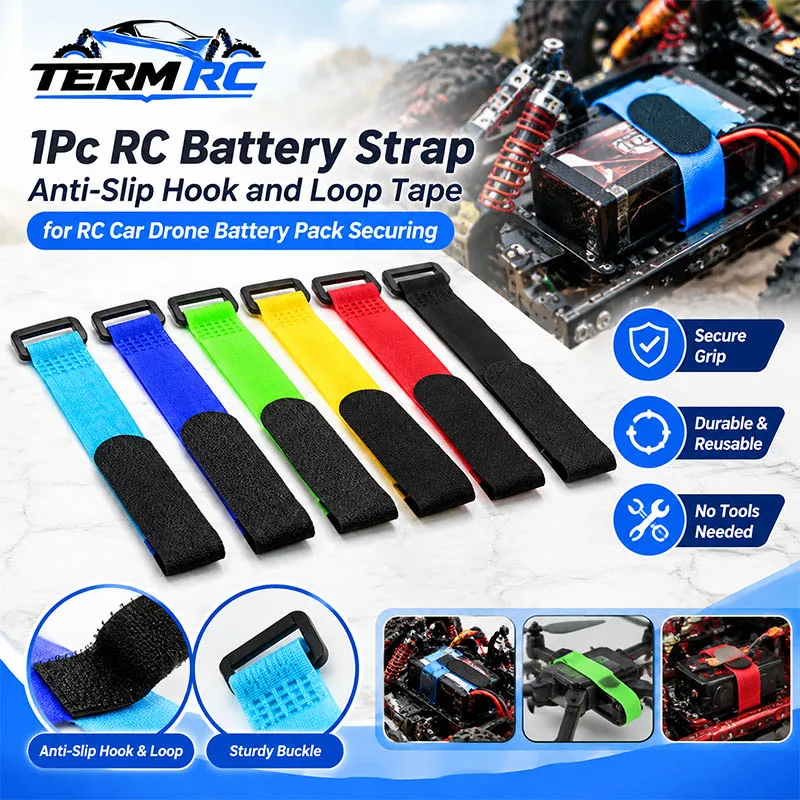 1Pc RC Battery Strap Anti-Slip Hook and Loop Tape for RC Car Drone Battery Pack Securing